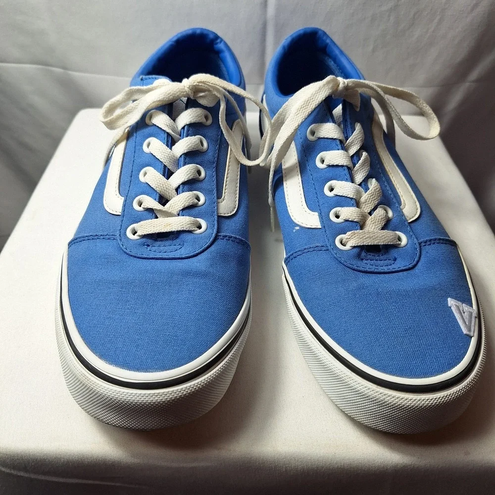 VANS Old Skool Sneaker Womens/11 Mens/9.5 Cobalt Blue Classic Retro Skater Y2K